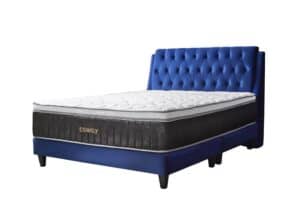 PRIME II Series Mattress-Dark Blue Velvet-Left